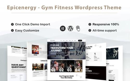 Epicenergy - Fitness and Gym Elementor WordPress Theme theme free